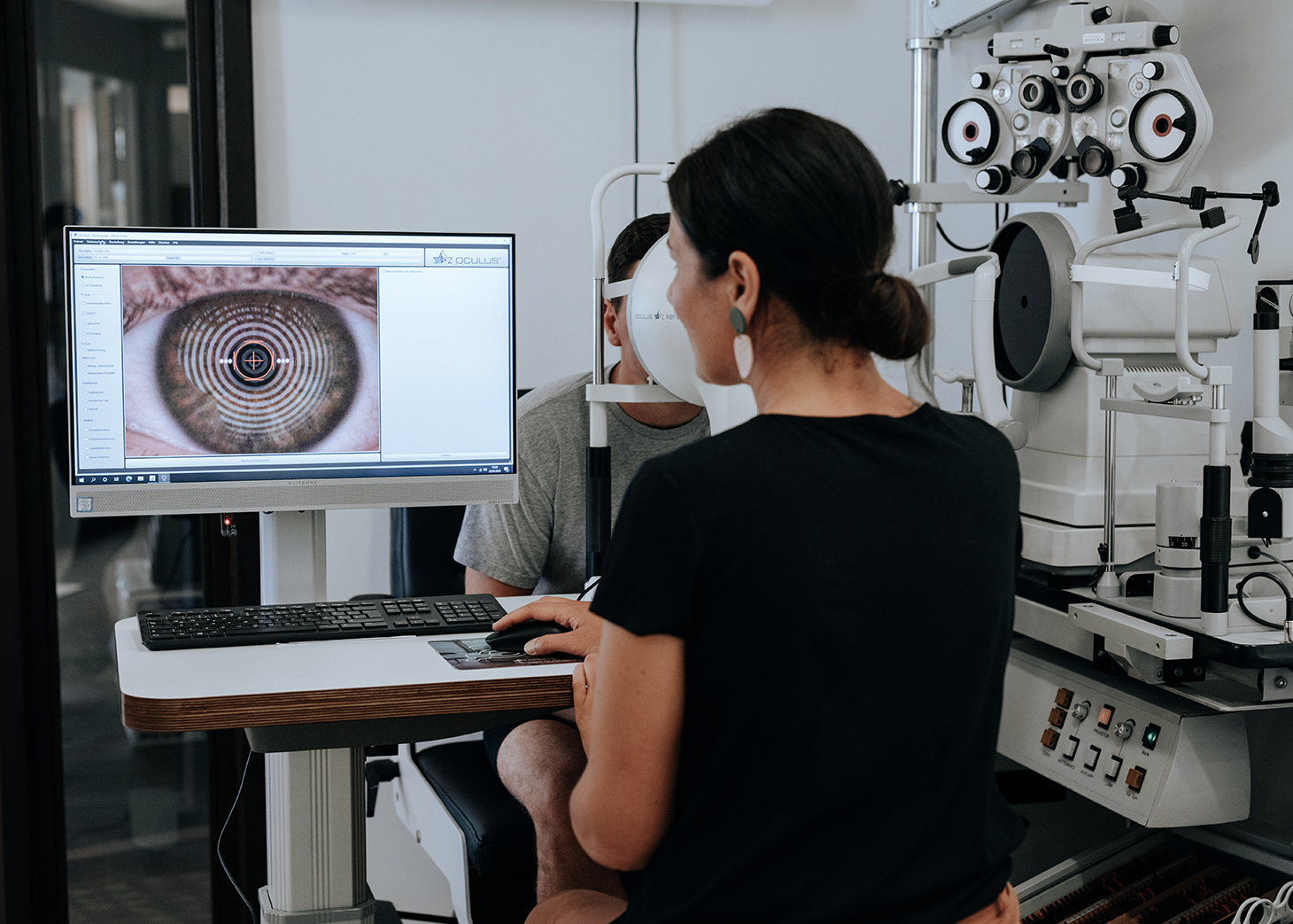 Augenglasbestimmung Monitor