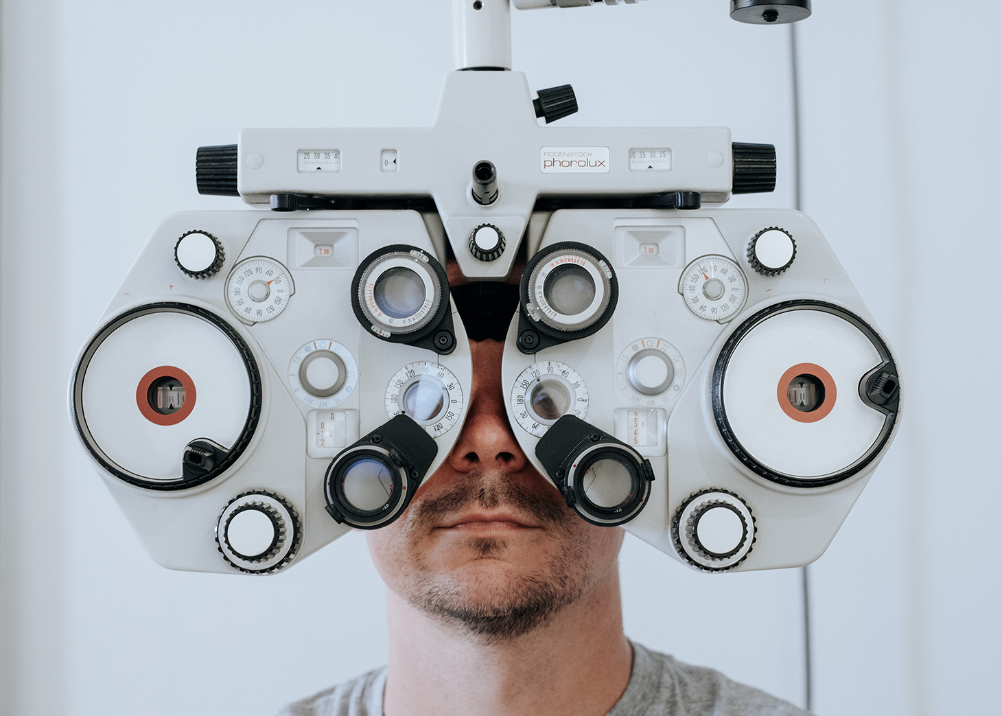 Beratung der Relaxed Vision Messergebnisse am Computer
